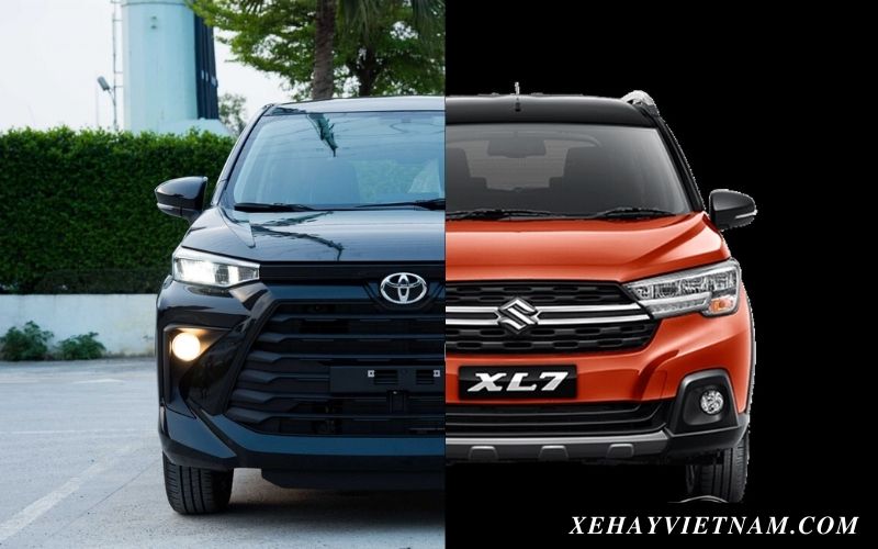So sánh Avanza và XL7 - Thiết kế đầu xe