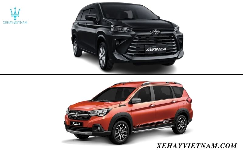 So sánh Avanza và XL7 - ngoại thất xe