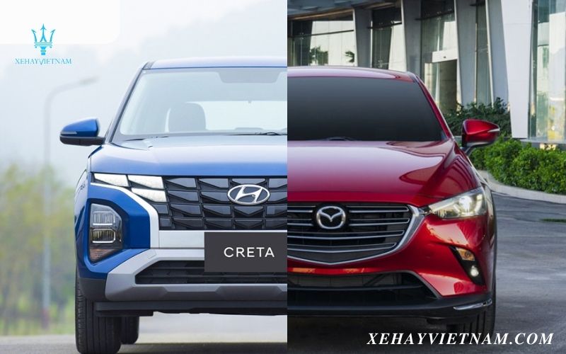 So sánh Creta và CX3 - Thiết kế đầu xe