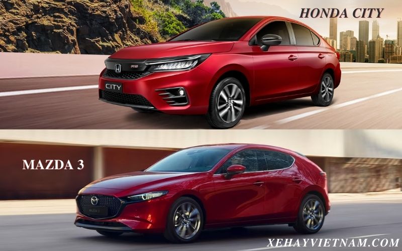 So sánh Honda City và Mazda 3 - Ngoại thất