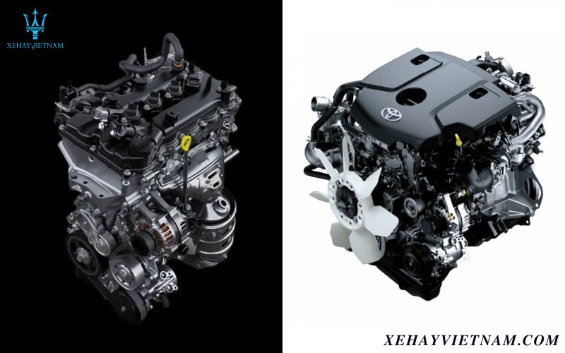 So sánh Veloz và Innova - động cơ xe