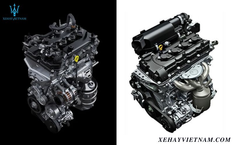 So sánh Veloz và XL7 - động cơ xe