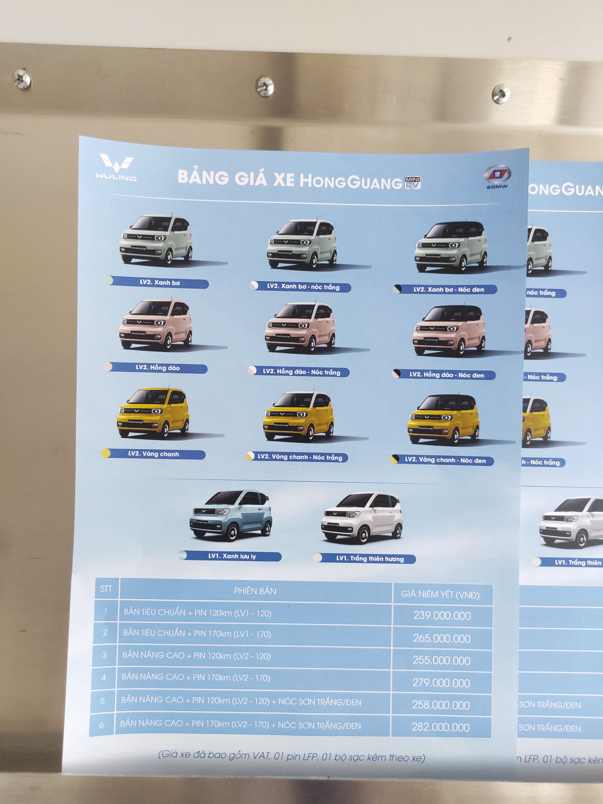 bang mau wuling hongguang mini ev