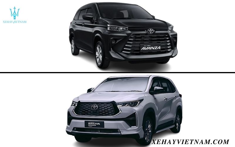So sánh Avanza và Innova - ngoại thất xe
