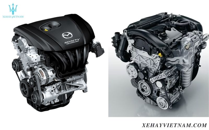 So sánh CX5 và Peugeot 3008 - động cơ xe