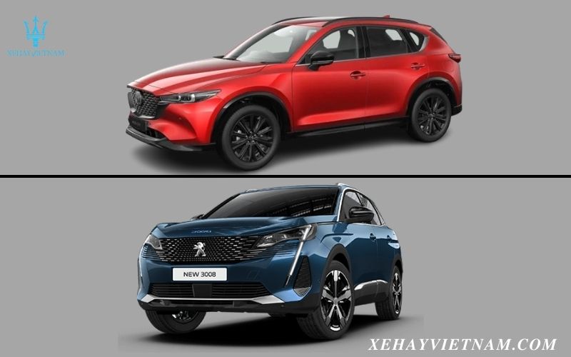 So sánh CX5 và Peugeot 3008 - ngoại thất xe