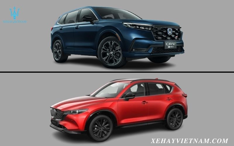 So sánh Honda CRV và Mazda CX5 - ngoại thất xe