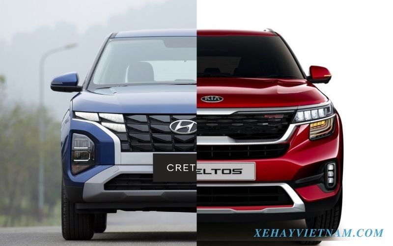 So sánh Hyundai Creta và Kia Seltos - thiết kế đầu xe