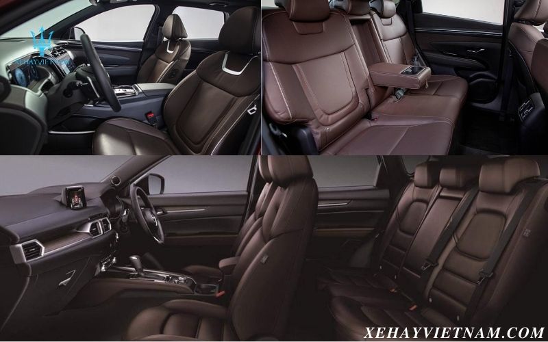 So sánh Hyundai Tucson và Mazda CX5 - ghế ngồi