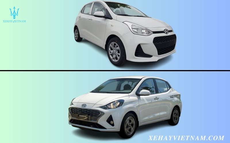 So sánh Hyundai i10 bản thiếu và bản đủ - ngoại thất xe