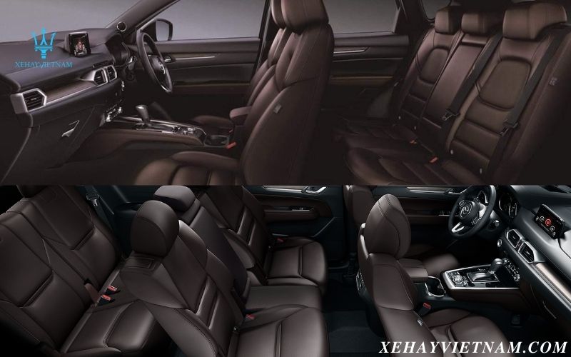 So sánh Mazda CX5 và Mazda CX8 - ghế ngồi