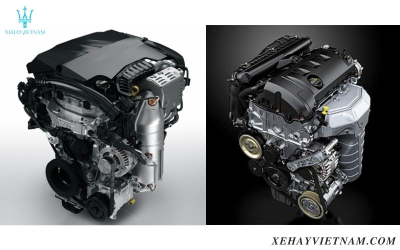 So sánh Peugeot 2008 và 3008 - động cơ xe