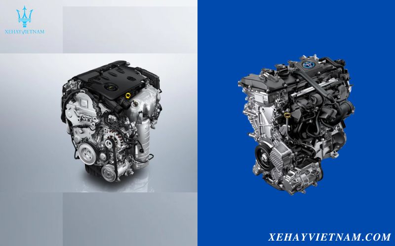 So sánh Peugeot 2008 và Toyota Cross - động cơ xe