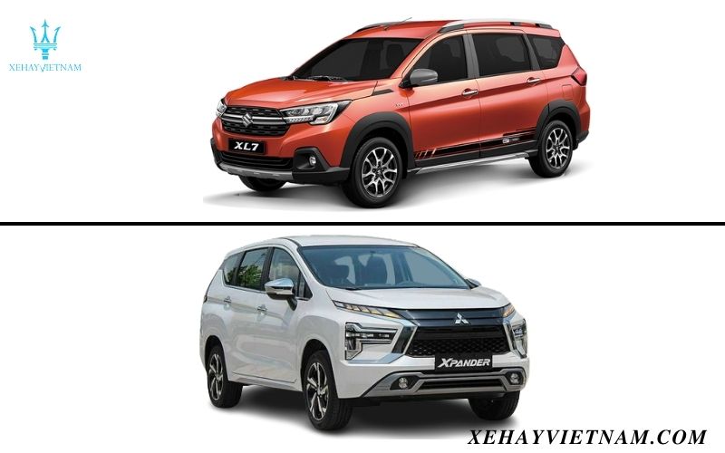 So sánh Suzuki XL7 và Mitsubishi Xpander - ngoại thất xe