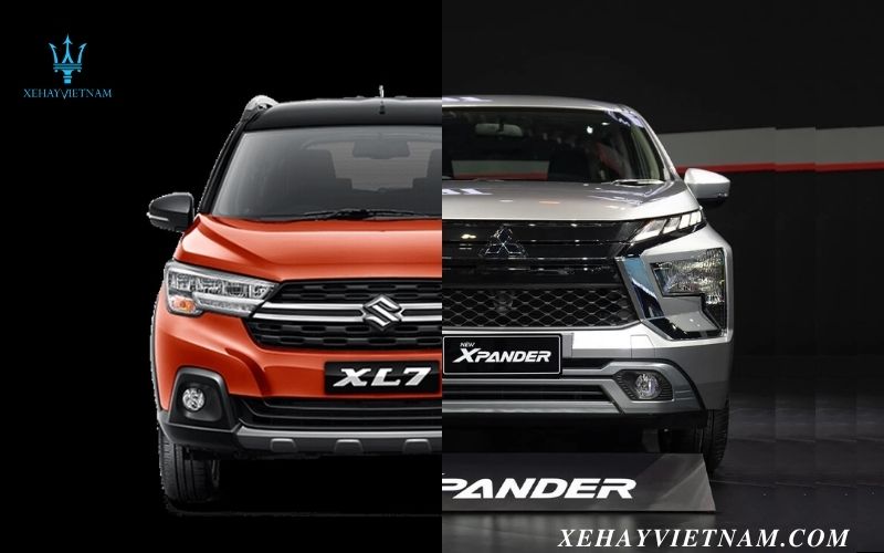 So sánh Suzuki XL7 và Mitsubishi Xpander - thiết kế đầu xe