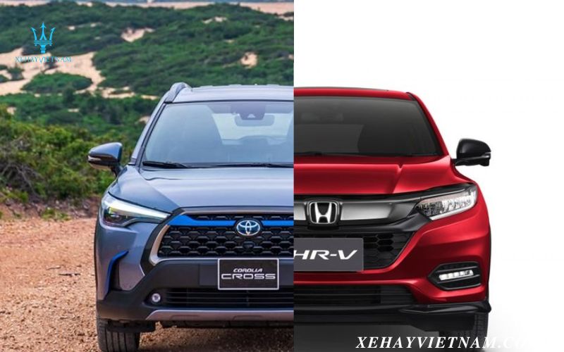 So sánh Toyota Cross và Honda HRV - ngoại thất xe