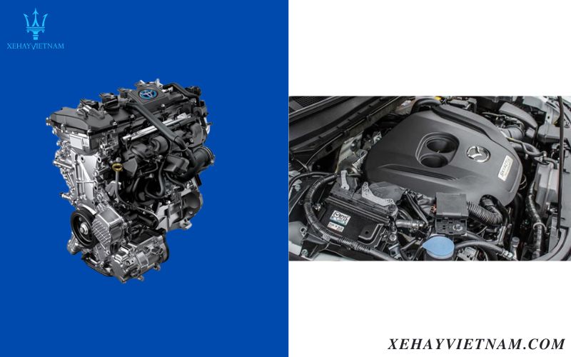 So sánh Toyota Cross và Mazda CX5 - động cơ xe