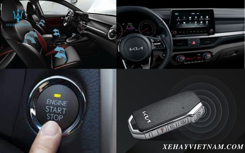So sánh Hyundai Elantra và K3 - trang bị nội thất