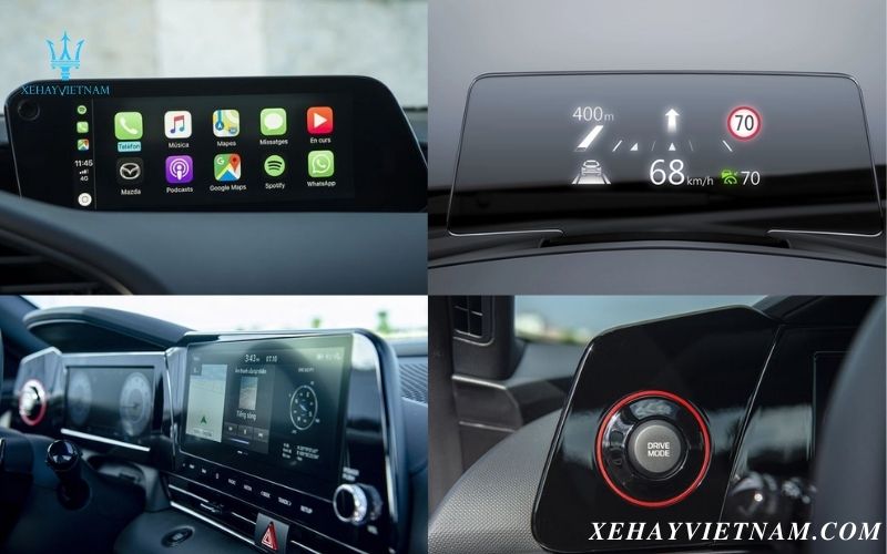 So sánh Mazda 3 và Elantra - trang bị nội thất
