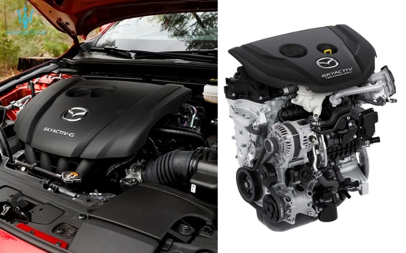 So sánh Mazda 3 và Mazda 6 - động cơ xe