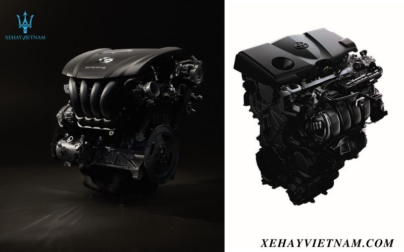 So sánh Mazda 6 và Camry - động cơ xe