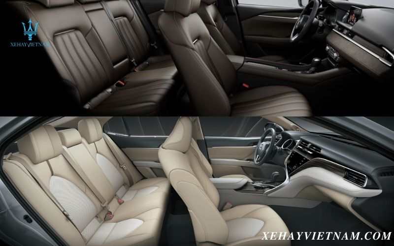 So sánh Mazda 6 và Camry - ghế ngồi
