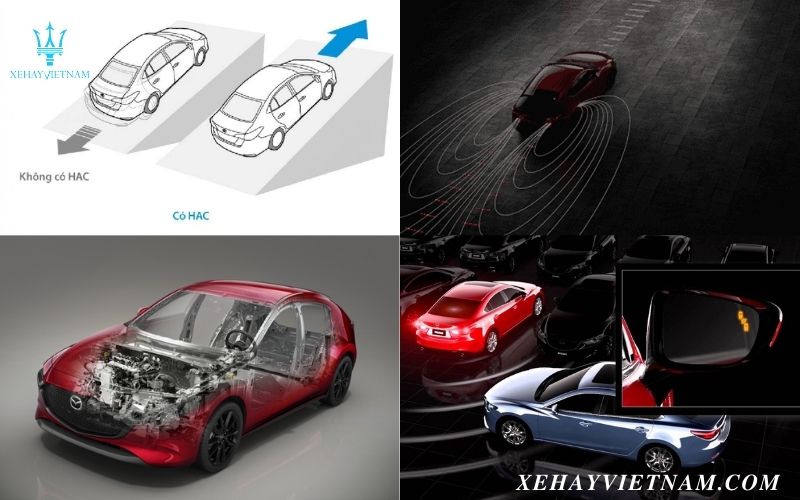 So sánh các phiên bản Mazda 3 - trang bị an toàn