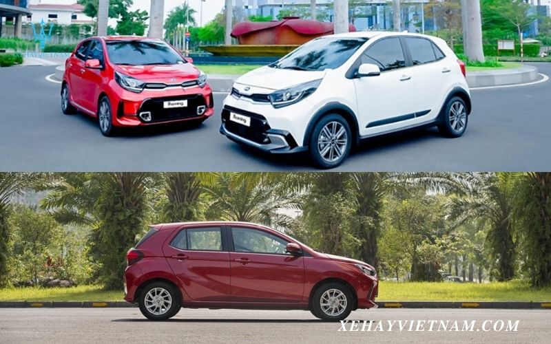 So sánh Kia Morning và Toyota Wigo - ngoại thất