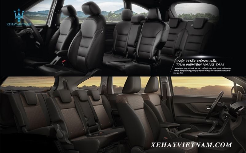 So sánh ghế ngồi của Honda BRV và Avanza