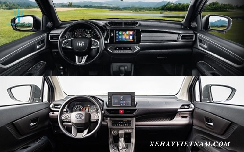 So sánh nội thất Honda BRV và Avanza
